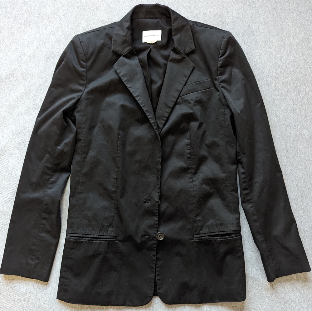 Club Monaco Black Oversized Blazer